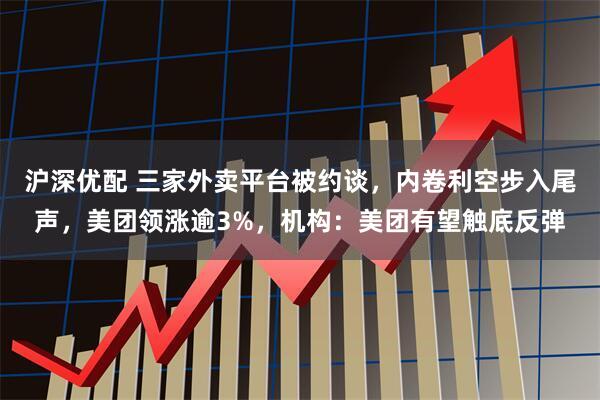 沪深优配 三家外卖平台被约谈，内卷利空步入尾声，美团领涨逾3%，机构：美团有望触底反弹