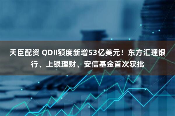 天臣配资 QDII额度新增53亿美元!东方汇理银行、上银理财、安信基金首次获批